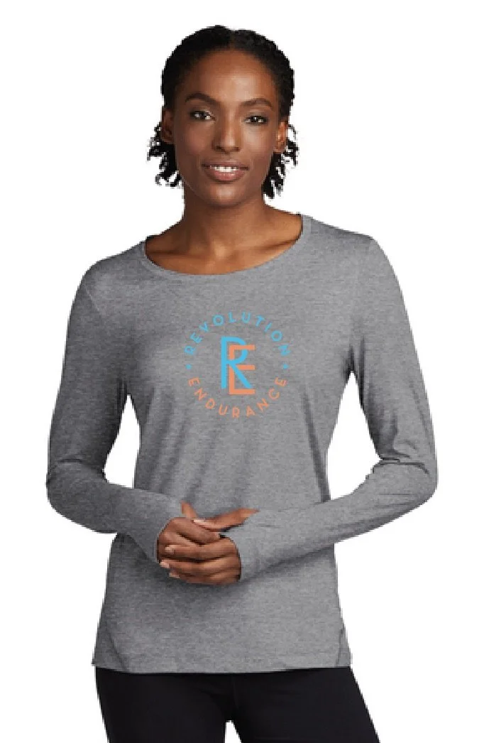 Revolution Endurance Ladies Long Sleeve Running Tee with Thumbholes