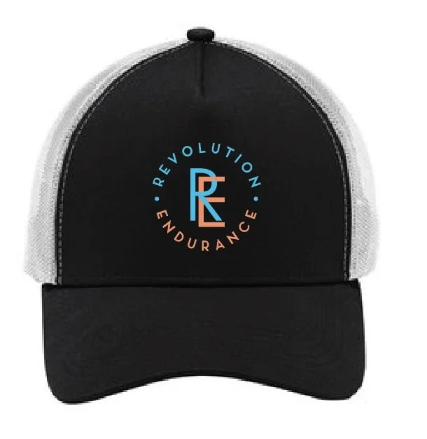 Revolution Endurance Snap-Back Performance Trucker - Black/White