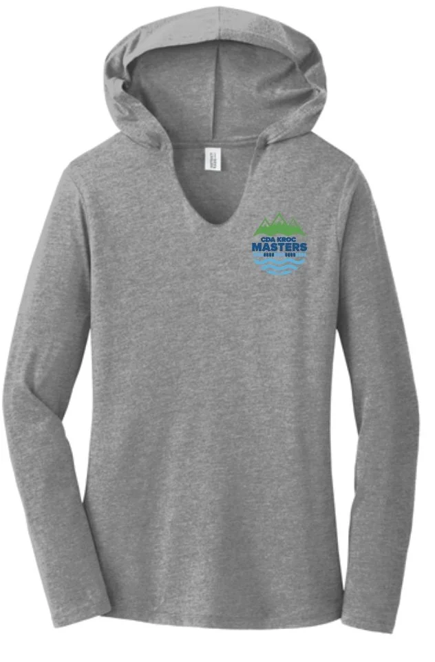 KROC Masters Ladies Tri-Blend Hooded Long Sleeve Tee