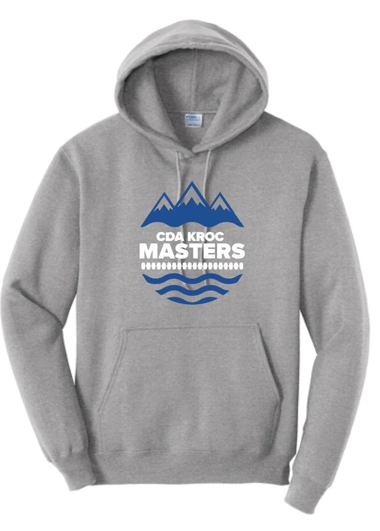 KROC Masters Unisex Hooded Sweatshirt - Heather Grey
