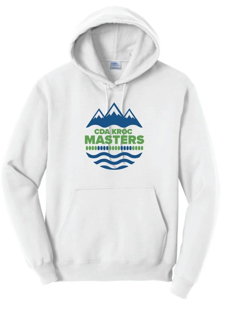 KROC Unisex Hooded Sweatshirt - White