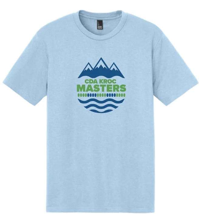 KROC Unisex Tri Blend Tee - Ice Blue!