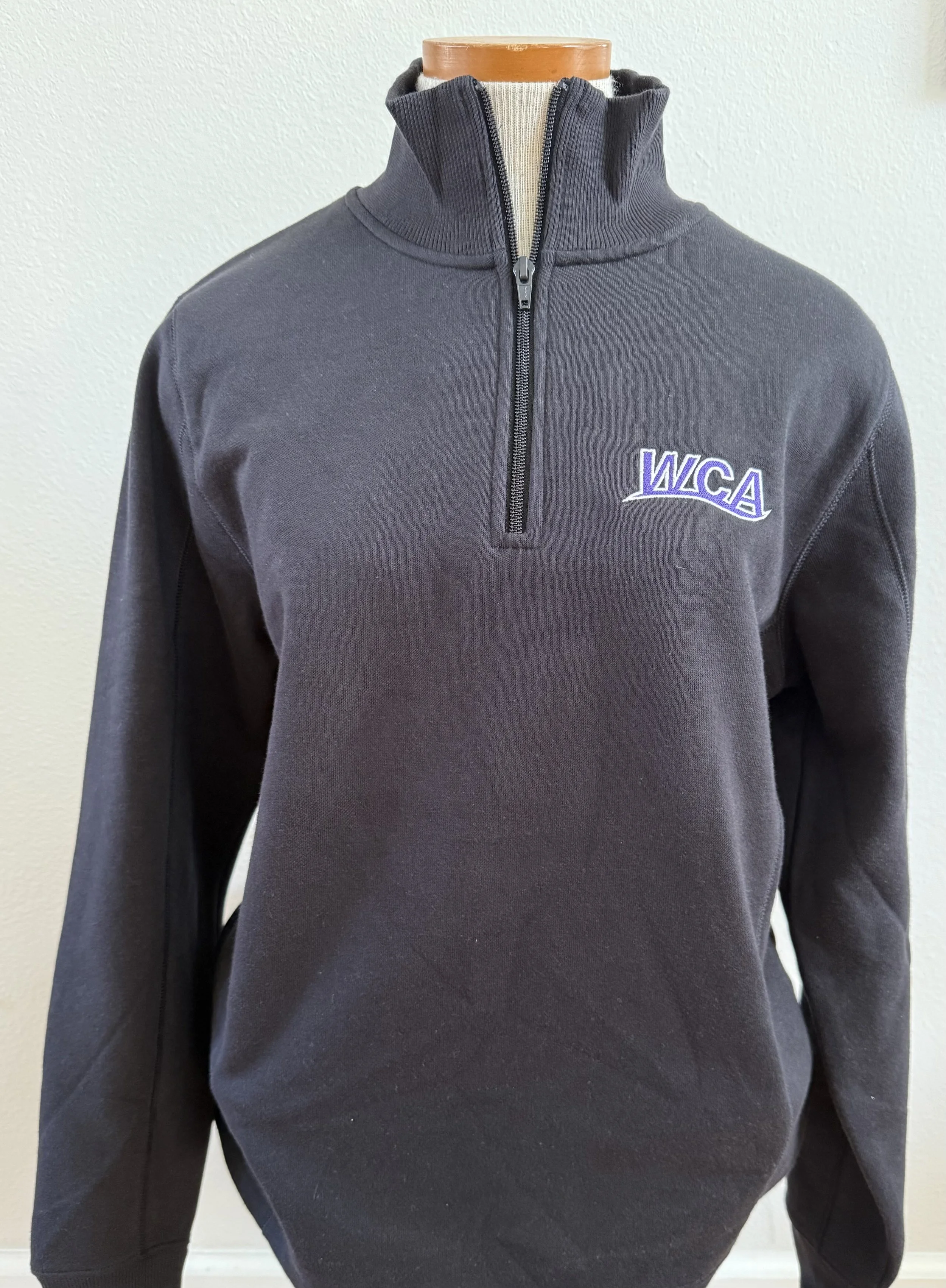 WCA 1/4 Zip Premium Sweatshirt - Unisex and Ladies (pictured)