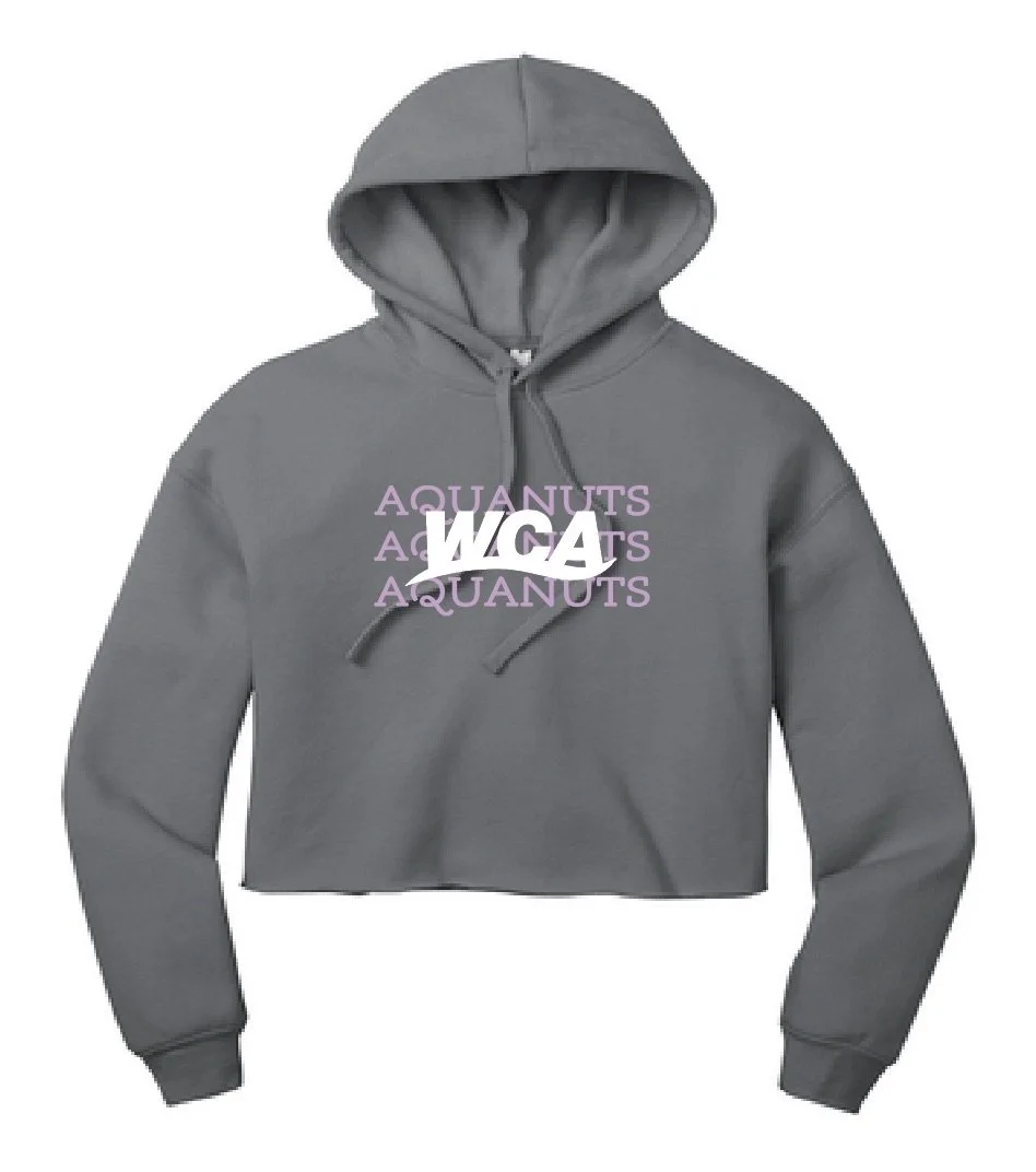 WCA Aquanuts Hooded Crop Sweatshirt