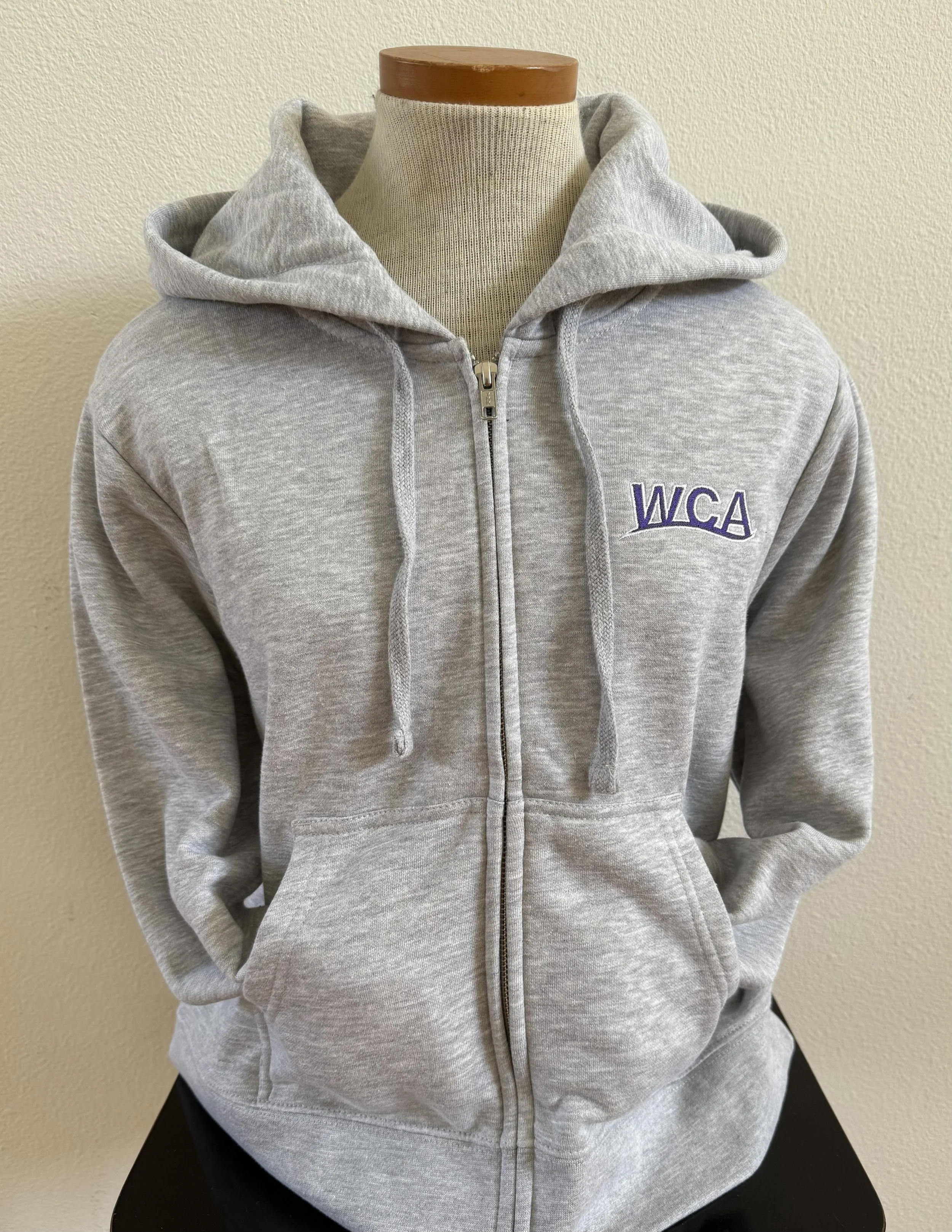WCA Ladies Modest Crop Full-Zip Hoody - 3 Colors