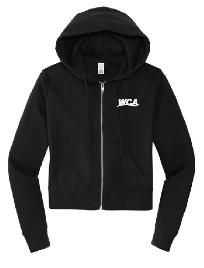 WCA Ladies Waist-Length Full-Zip Hooded Sweatshirt