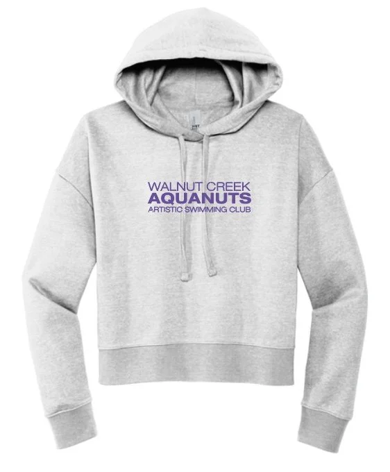 WCA Ladies Waist-Length Hooded Sweatshirt - Text Logo
