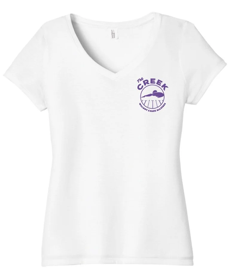 The Creek Ladies Tri Blend V-Neck Tee - 4 Colors