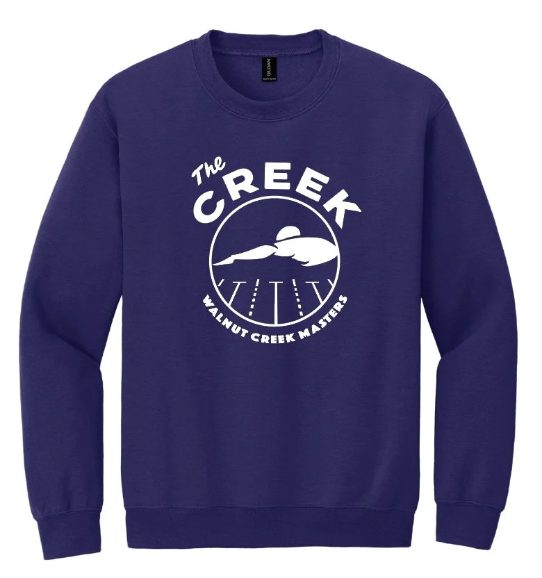 WCM The Creek Unisex Crewneck Sweatshirt - purple and black