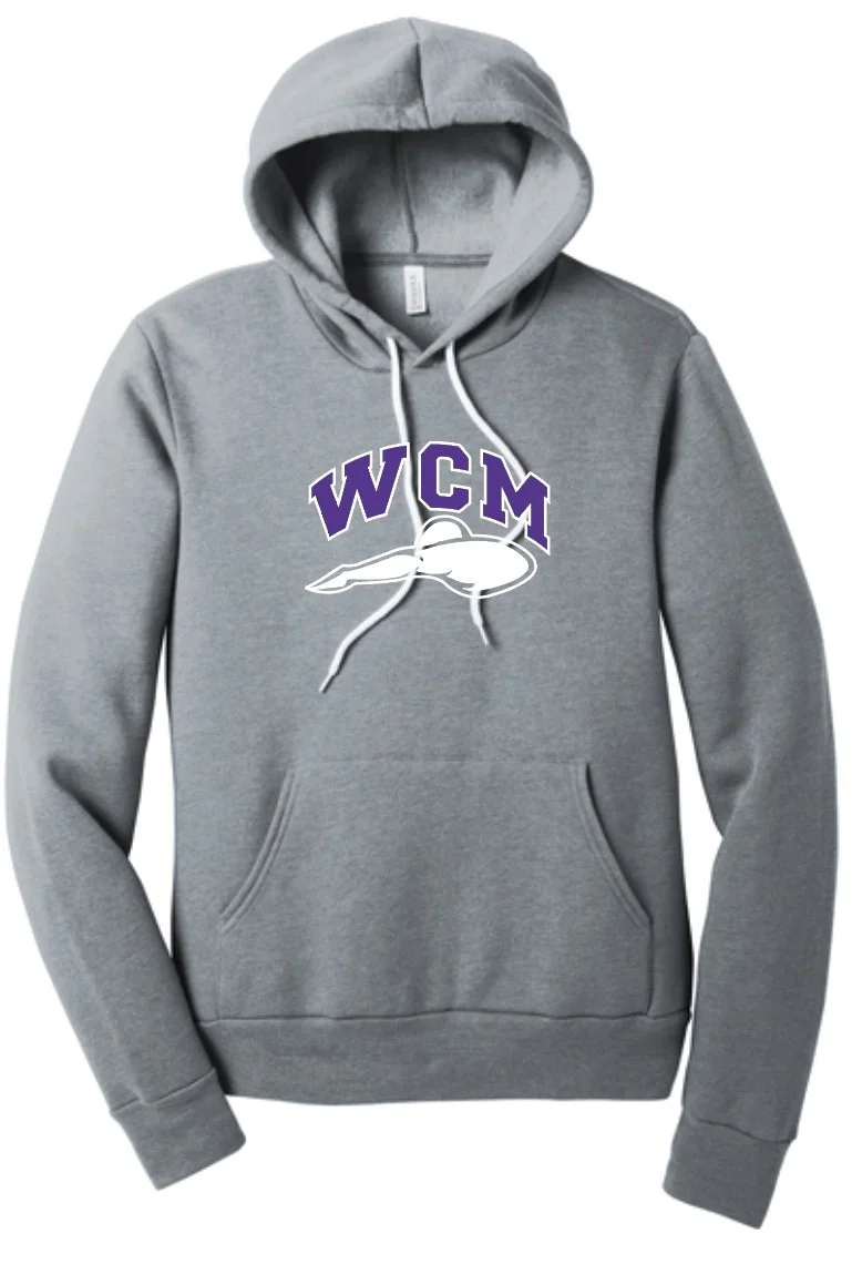 WCM the "OG" logo Sponge Fleece Sweatshirt - heather grey and black