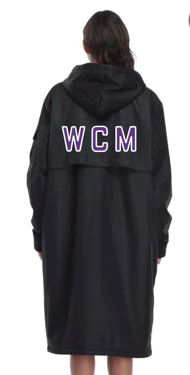 WCM Waterproof Unisex Parka w/ Embroidery