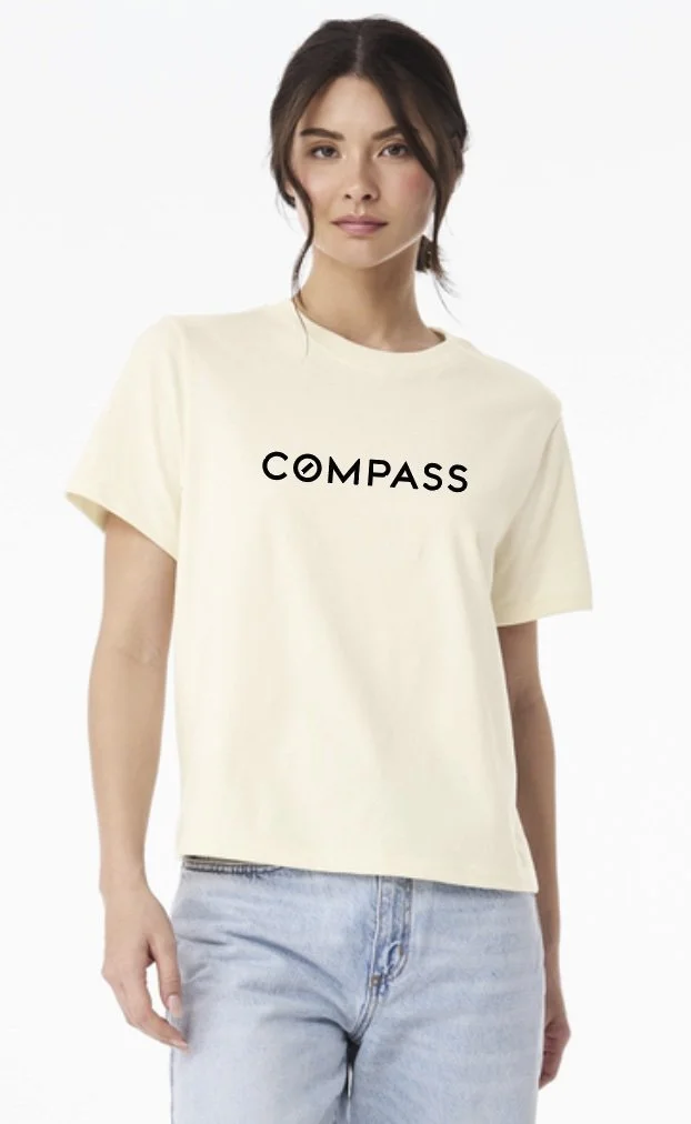 Compass Ladies Heavier Weight Boxy Tee