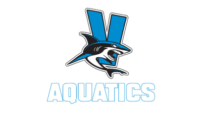 Logo of a black panther with a blue 'V' behind it and the word 'AQUATICS' in light blue below.