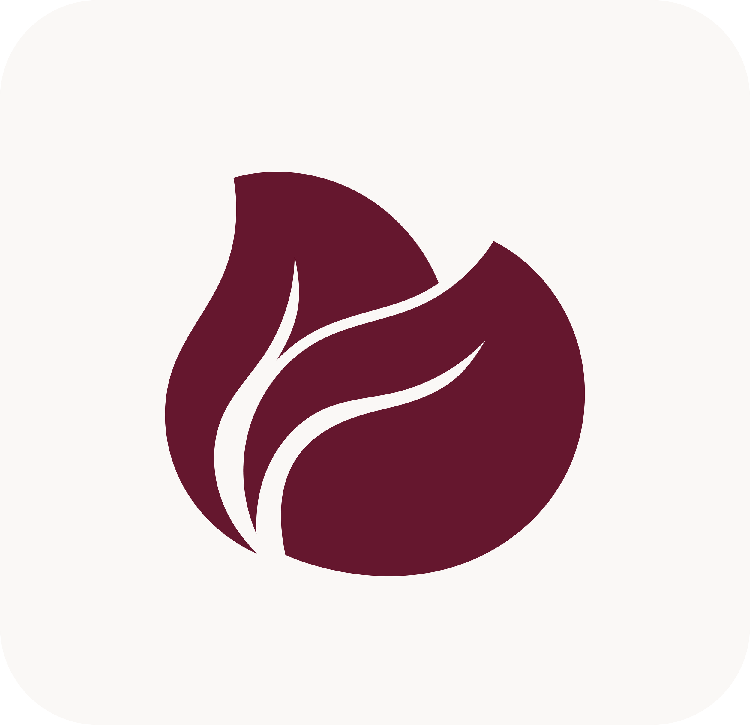 Abstract graphic with large white shape, maroon and burgundy flowing sections, and dark background