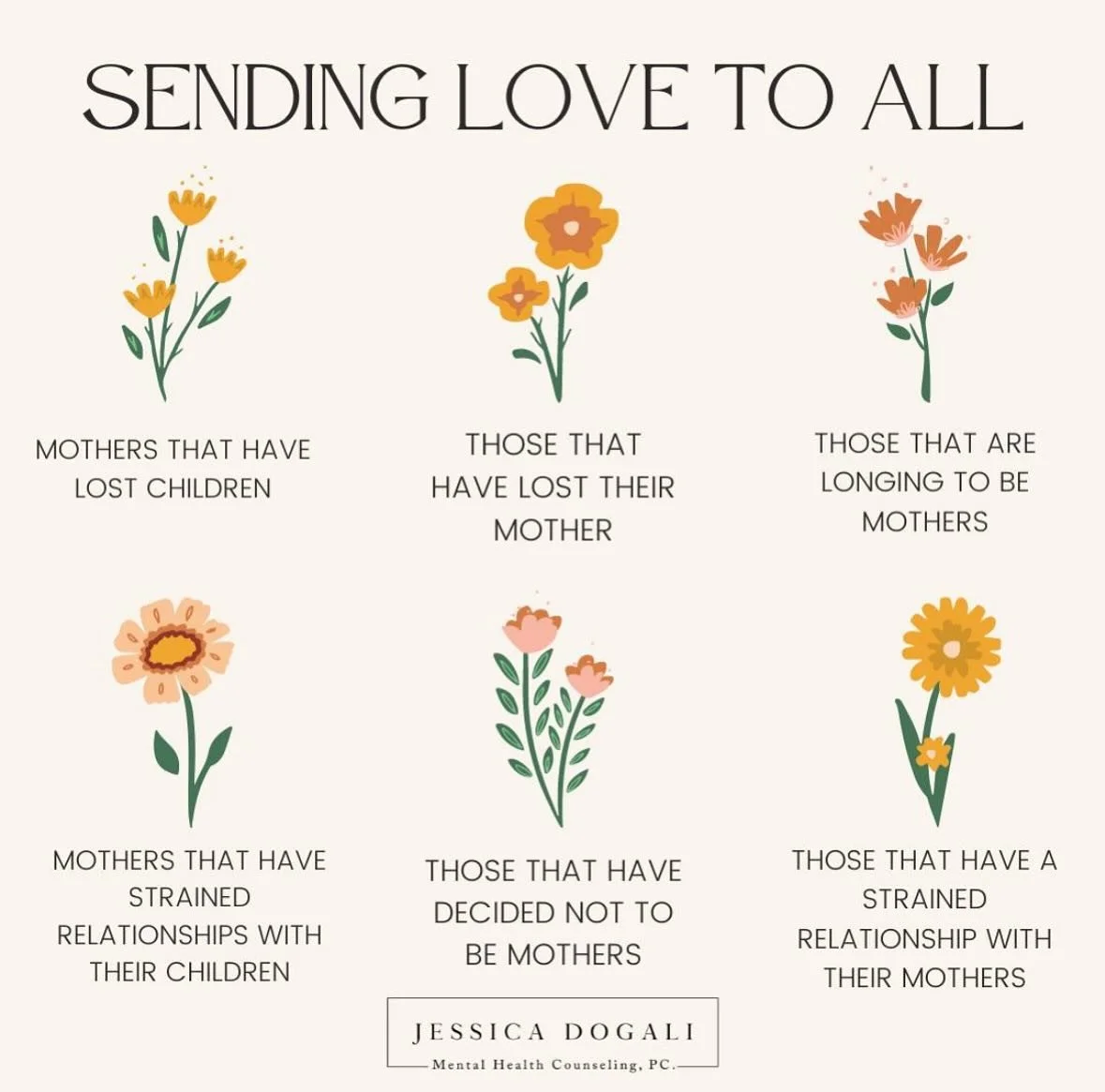 Sending love to all those who deserve to be acknowledged today 🤍 Just know that we see you, we are you, and we are always here to support you. 

#eastmeadowNY #longislandcounseling #jessicadogalimentalhealthcounseling #mentalhealthcounseling #NYcoun