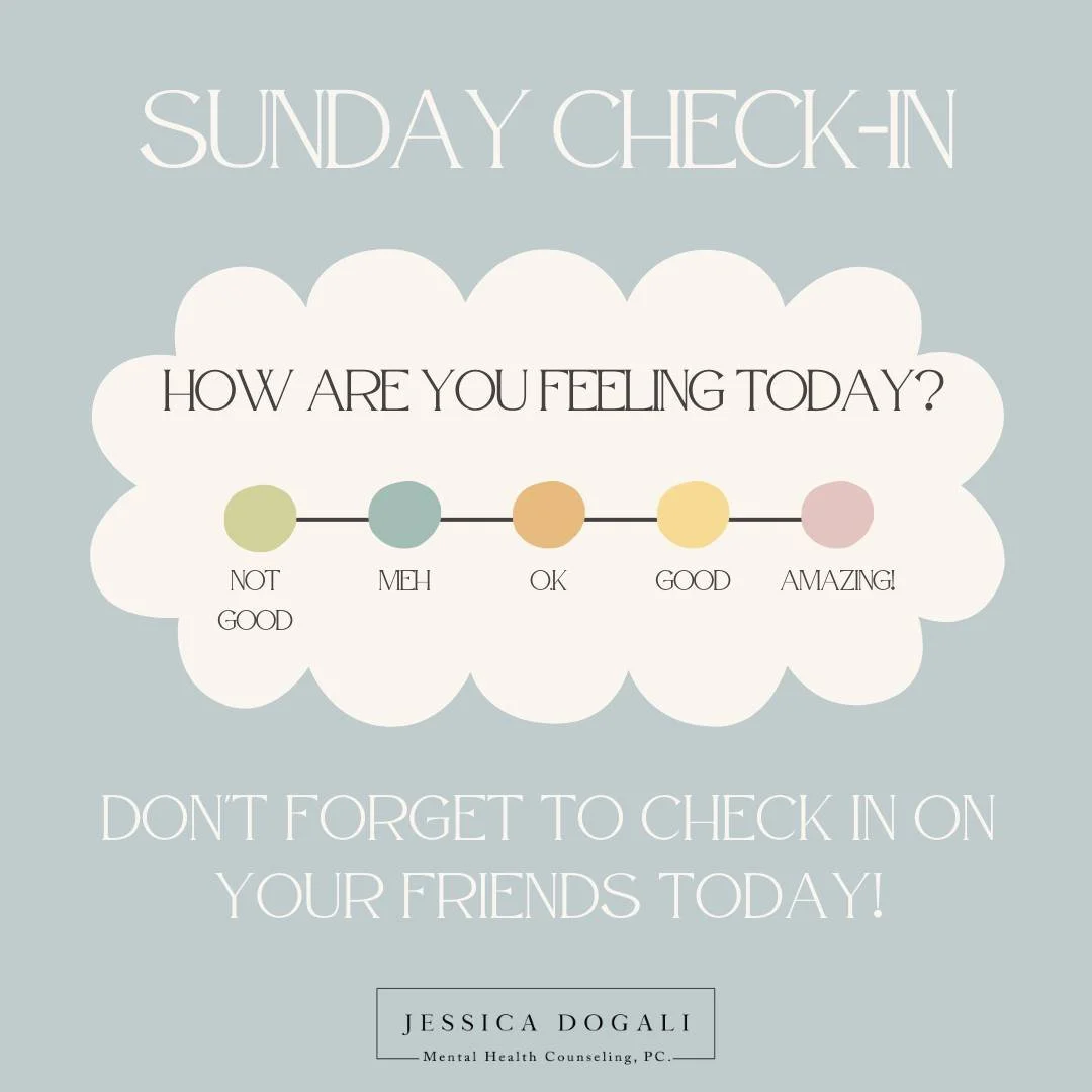 How did this week go for you? Our mental health is so important so continue to check in with your friends and loved ones and most importantly, be sure to take care of yourself!​​​​​​​​
​​​​​​​​
We all have good days and bad days but remember that you