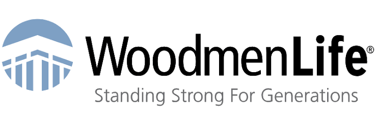 WoodmenLife logo with the tagline 'Standing Strong For Generations'.