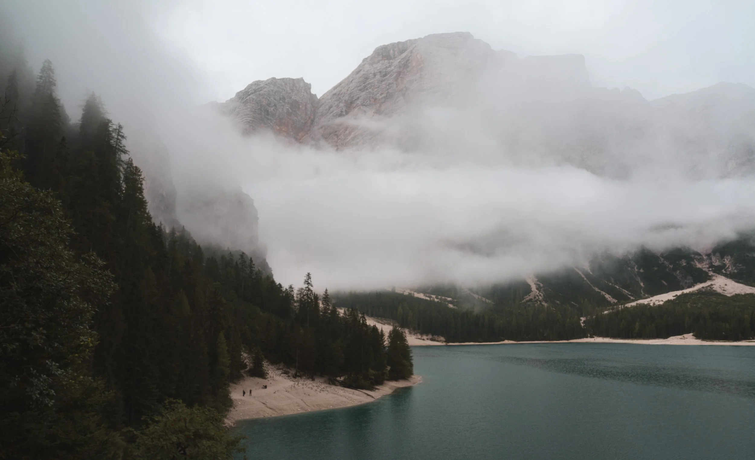 Lago Di Brais, Dolomites, Italy