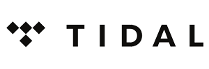 Tidal logo with stylized diamond shapes