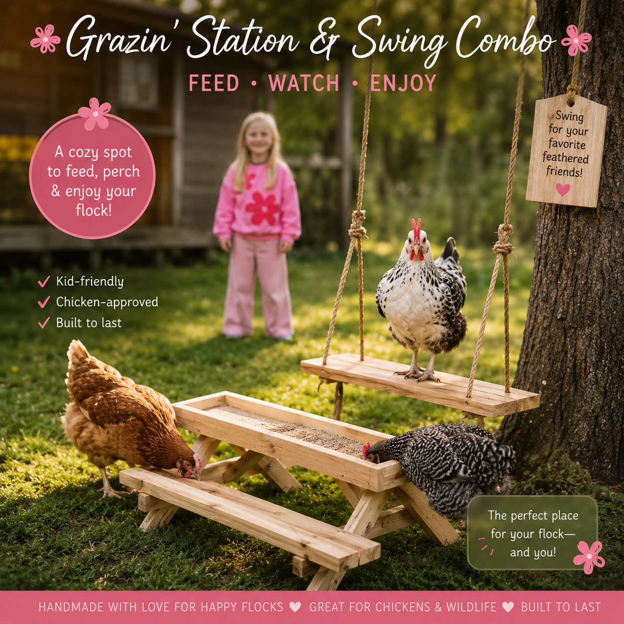 Raegans Grazin' Station & Swing Combo Set