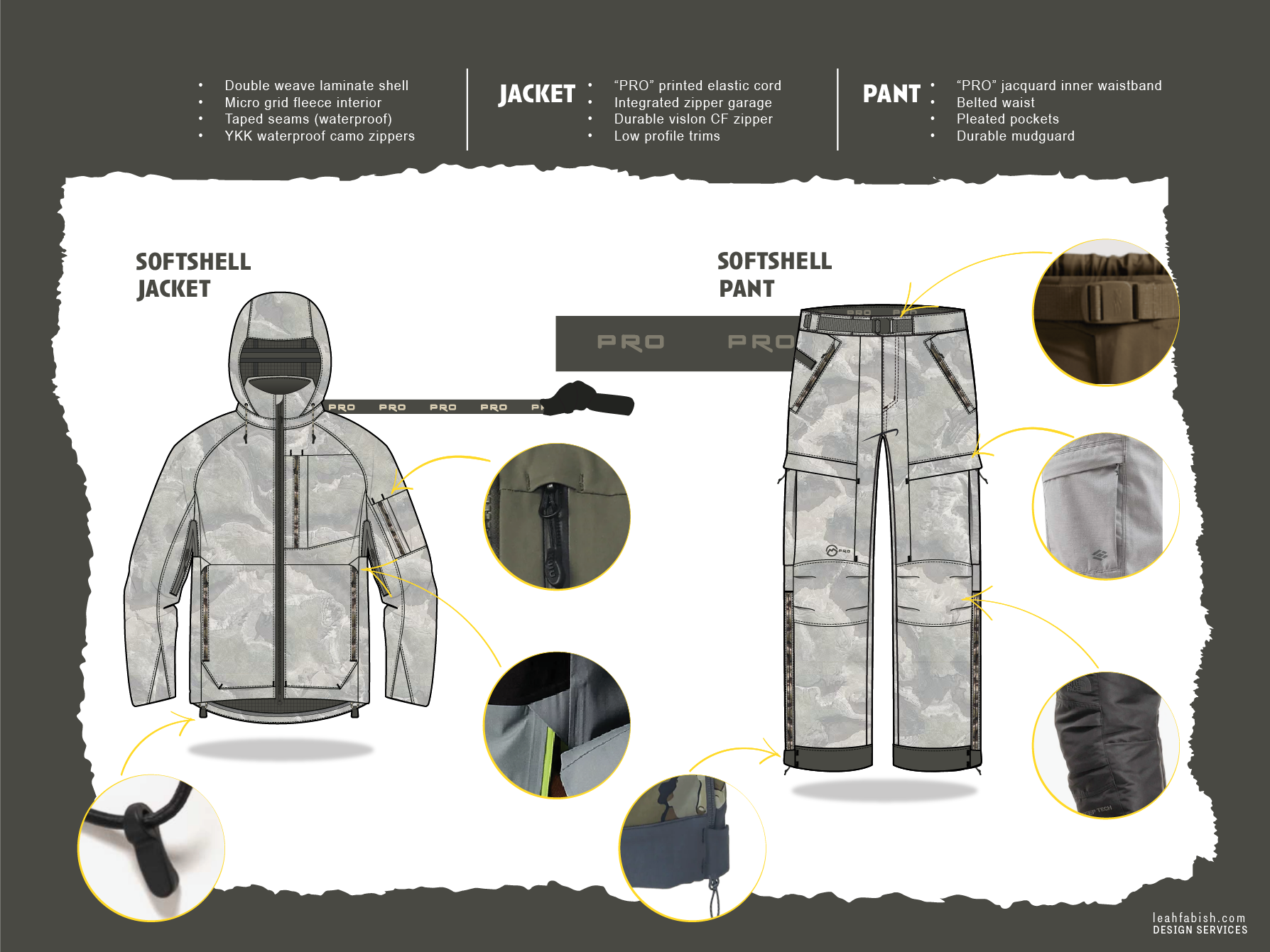 Design: hunting apparel