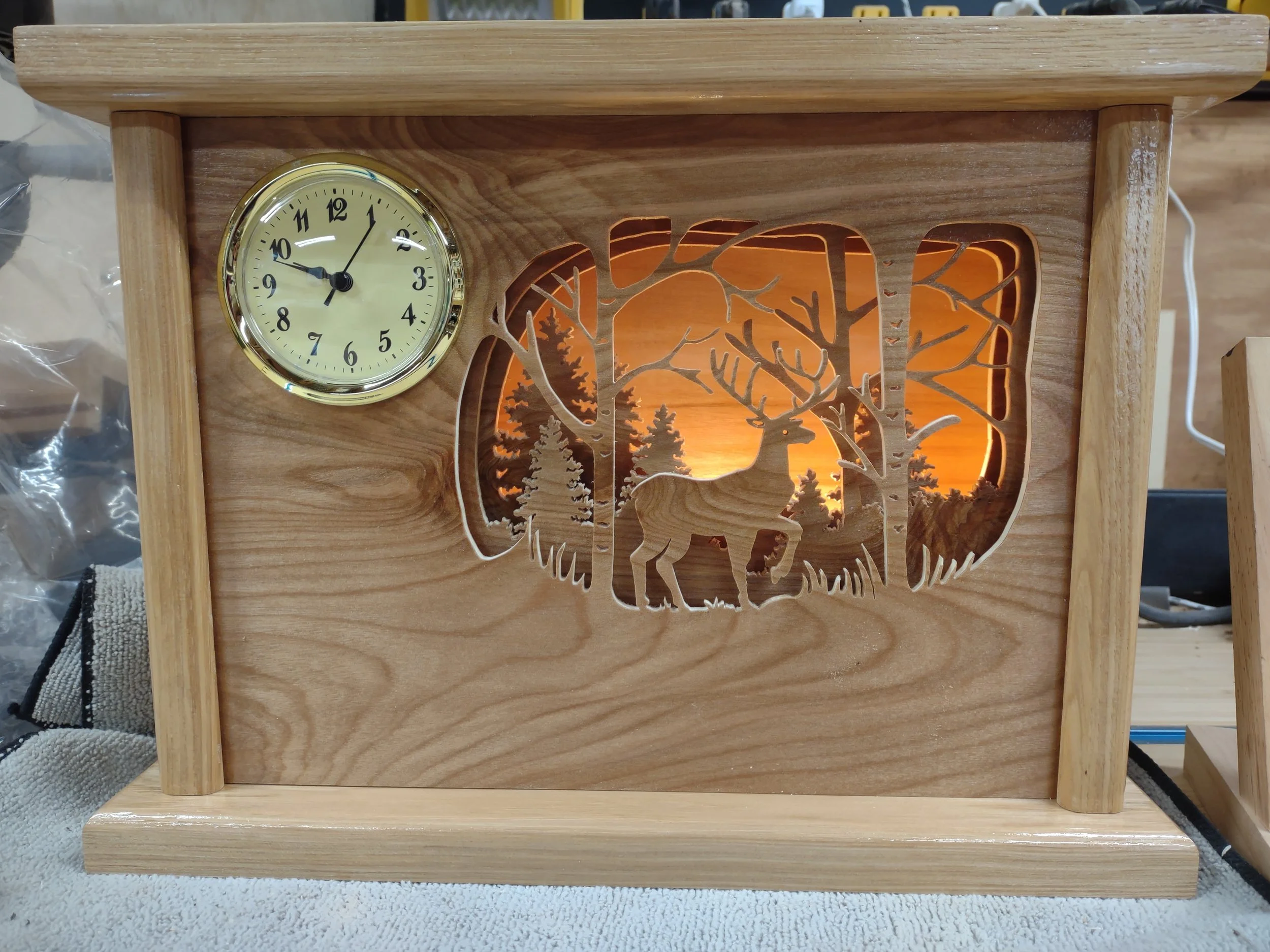 3D Deer light box