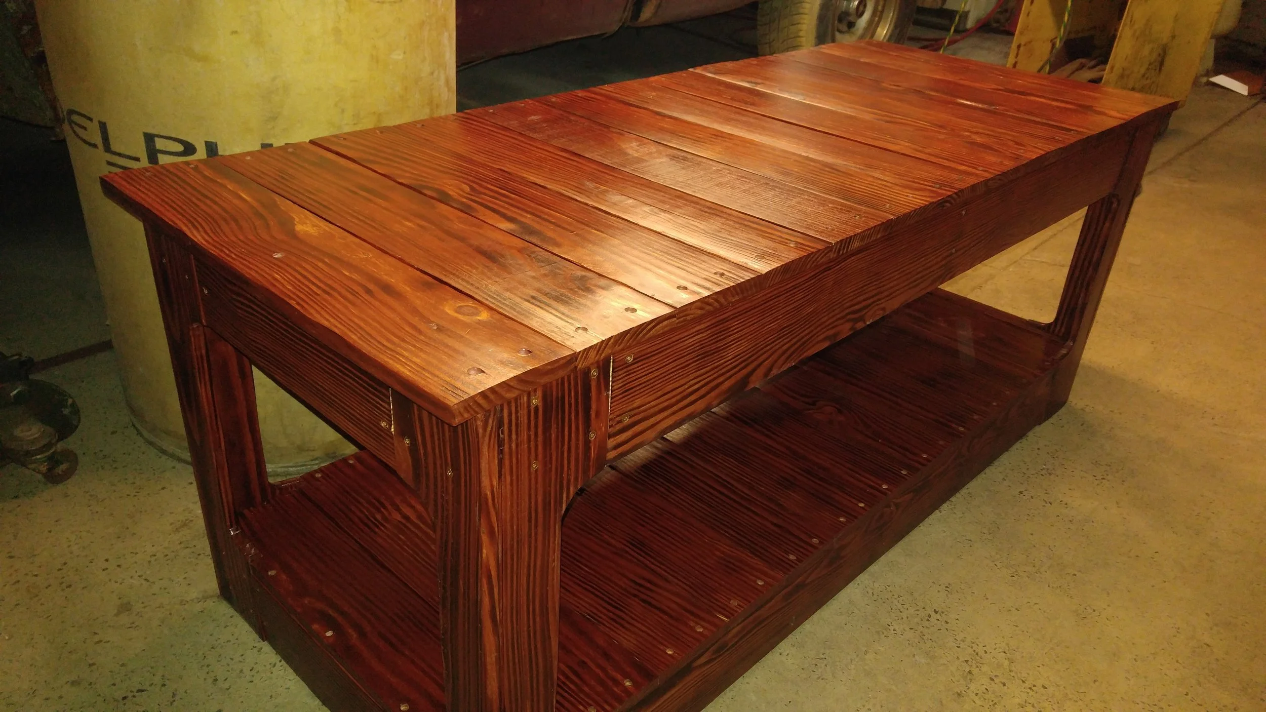 Coffee Table (made of crate wood)