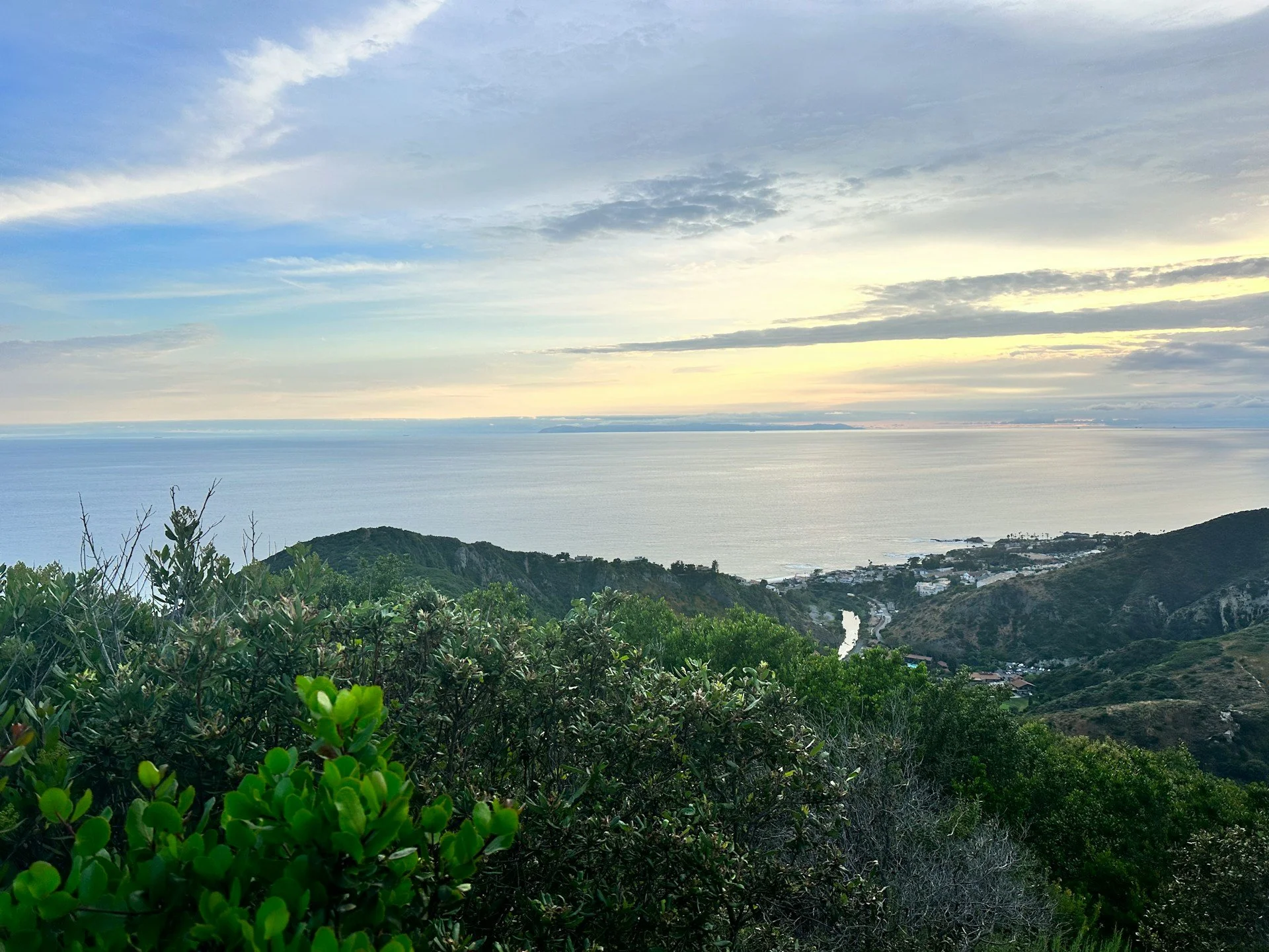 Badlands Park in Laguna Niguel during sunset