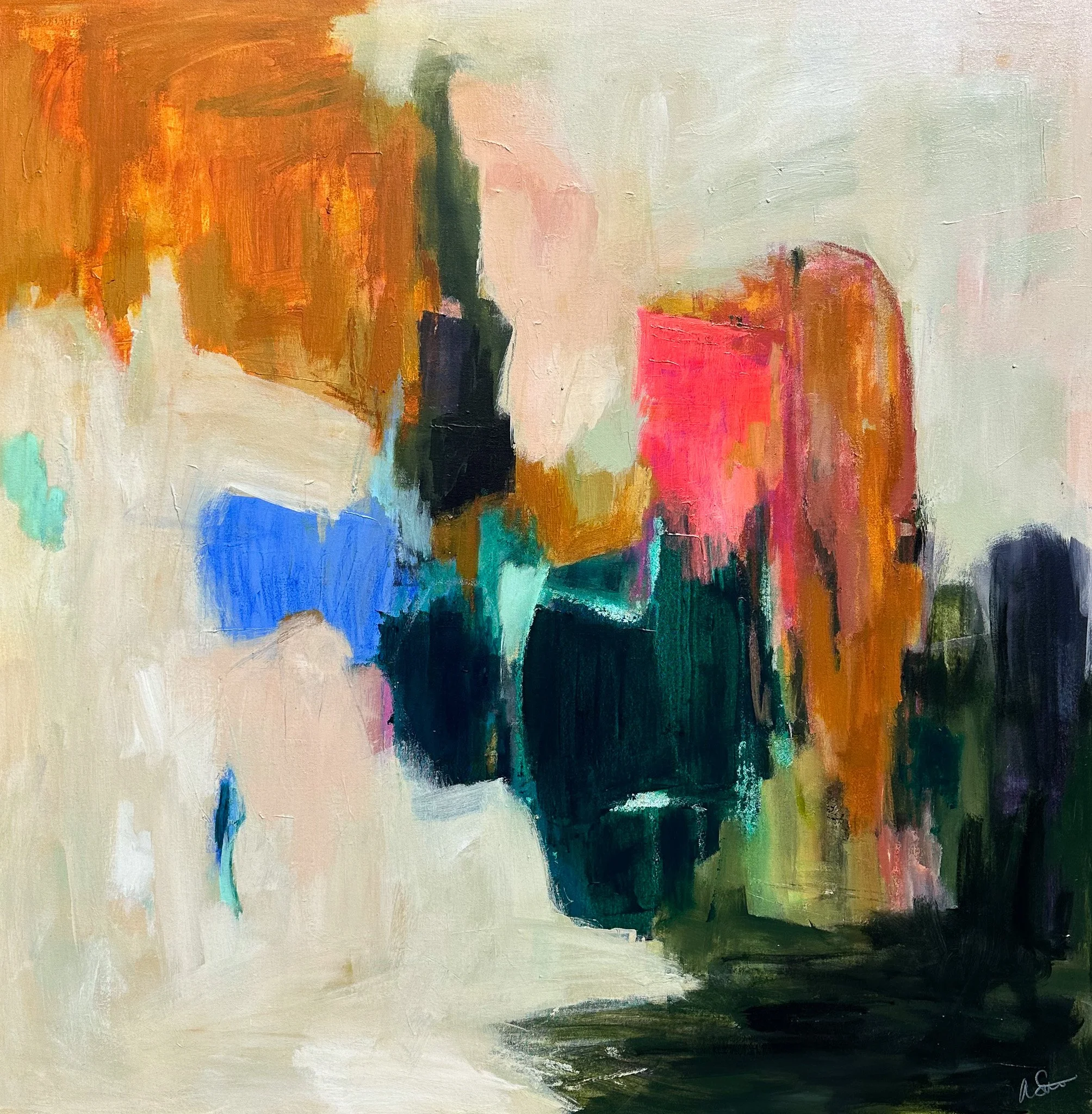 The Sandwich Generation - 40x40 inches