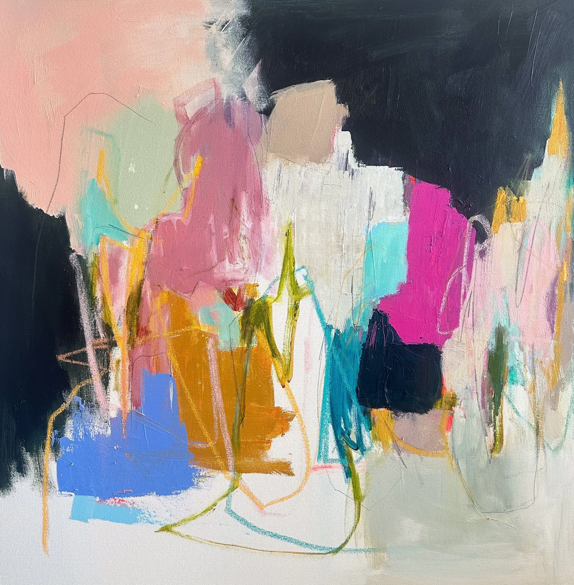 Lifting The Fog - 36x36 inches