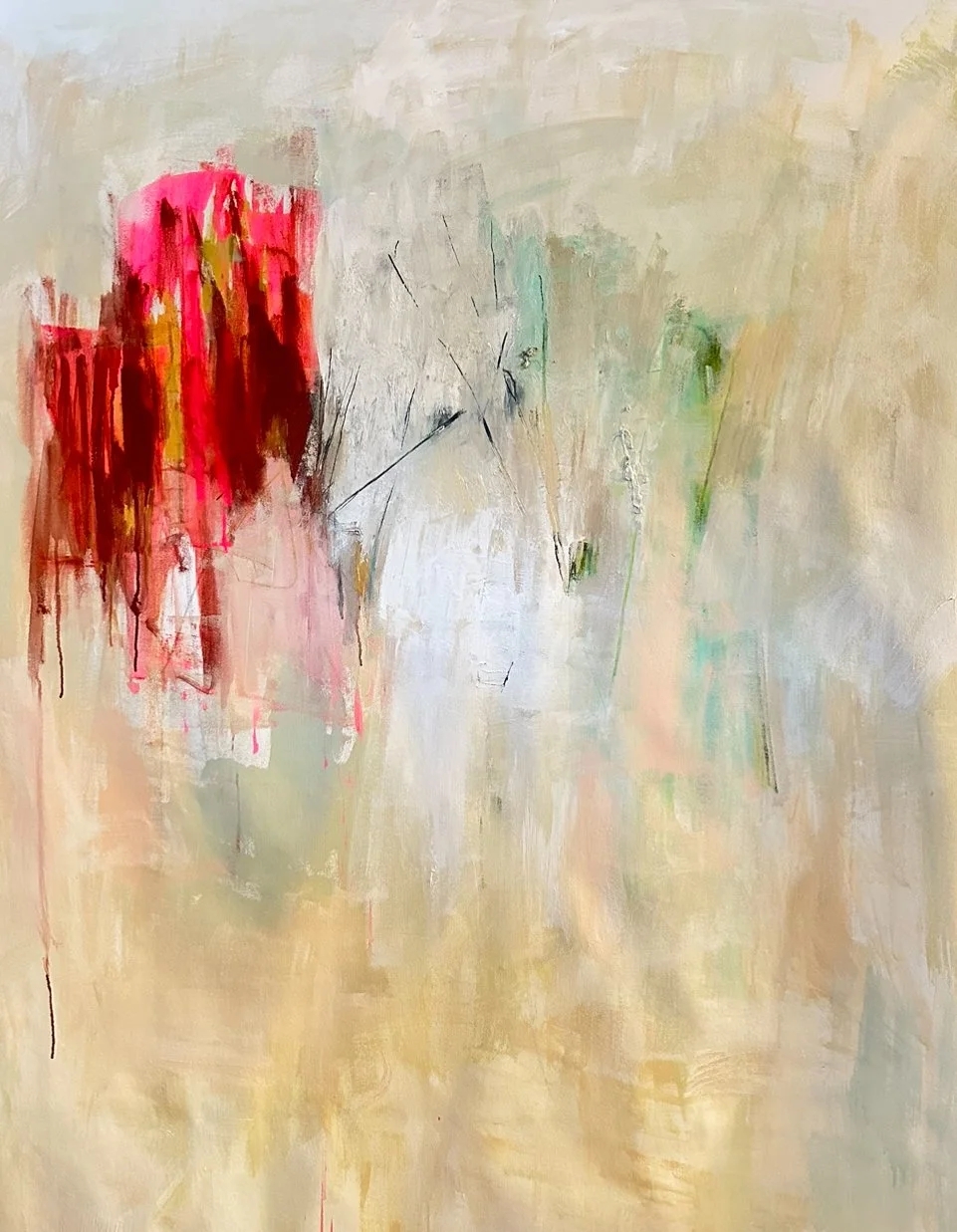 The Knowing
60x48 inches
Acrylic and Pastel on Canvas