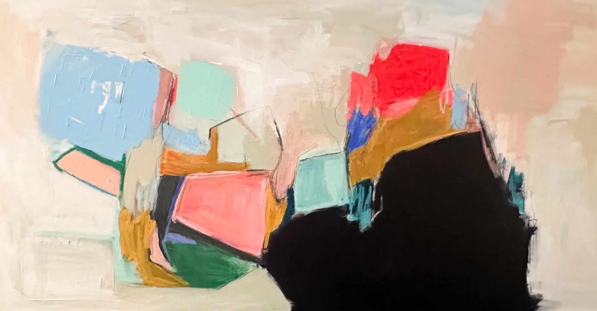 On The Brink - 36x72 inches