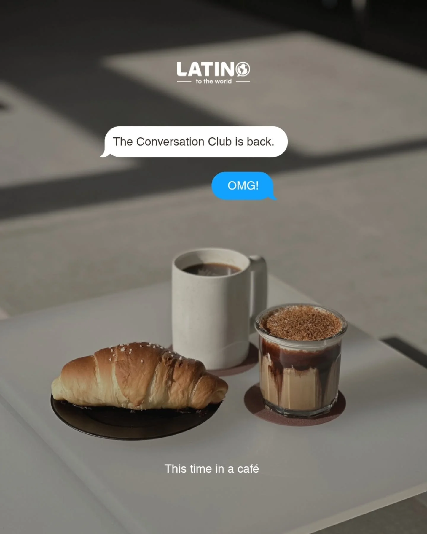 *Vuelve el Club de Conversaci&oacute;n* 👾

Un espacio para conversar y practicar el ingl&eacute;s.

Comenzaremos el pr&oacute;ximo s&aacute;bado 26 de septiembre.

Les estaremos informando durante la semana.