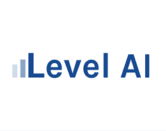 Logo for Level AI with three ascending bar graph icons to the left of the text.