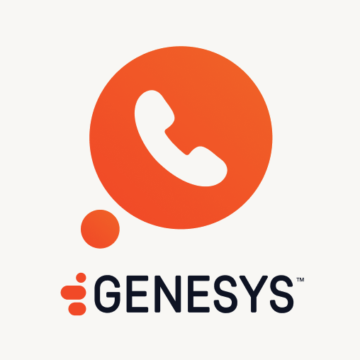 Genesy logo with an orange circle containing a white phone receiver icon and the word 'GENESYS' below.