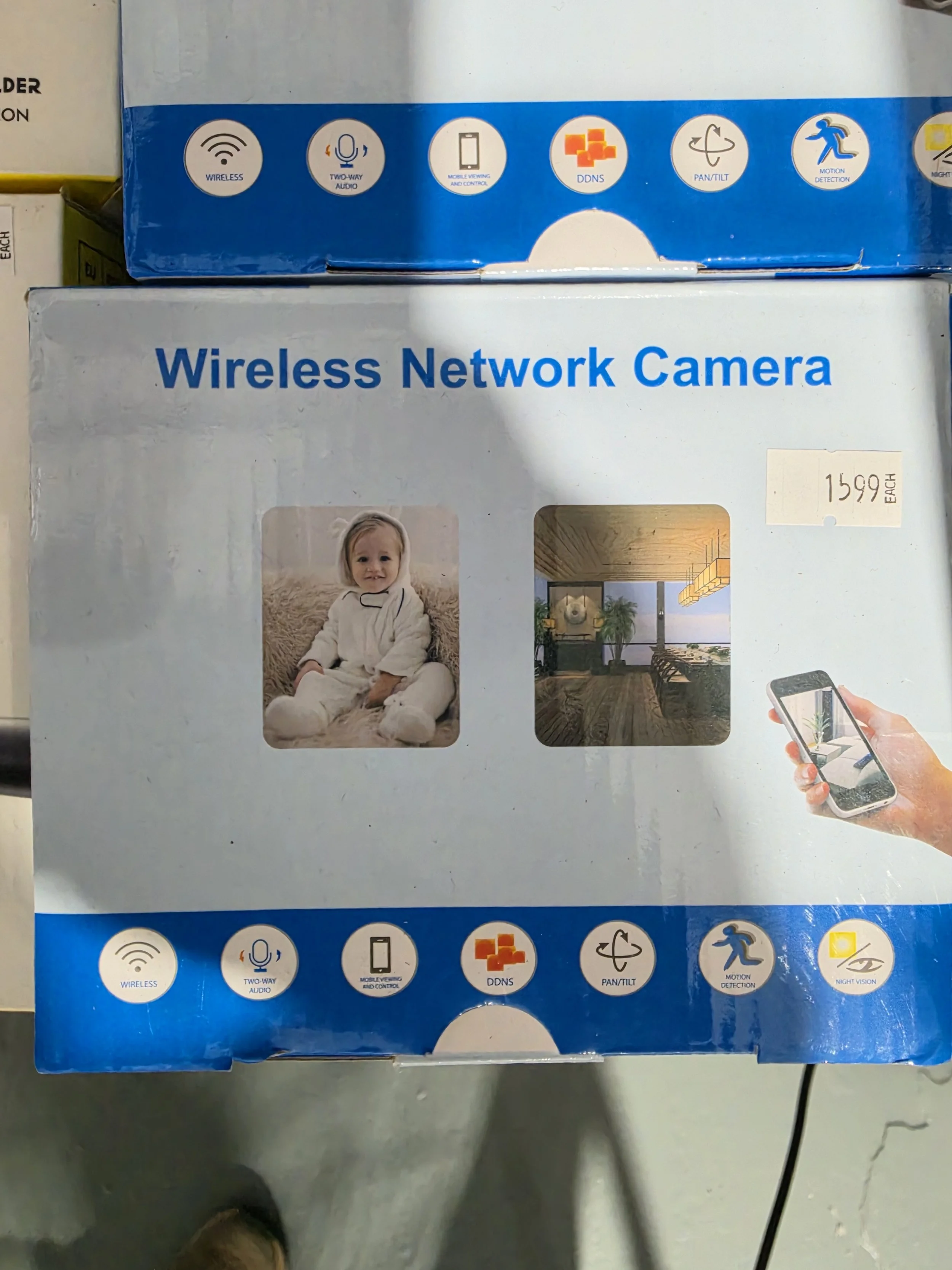 Wireless network camera