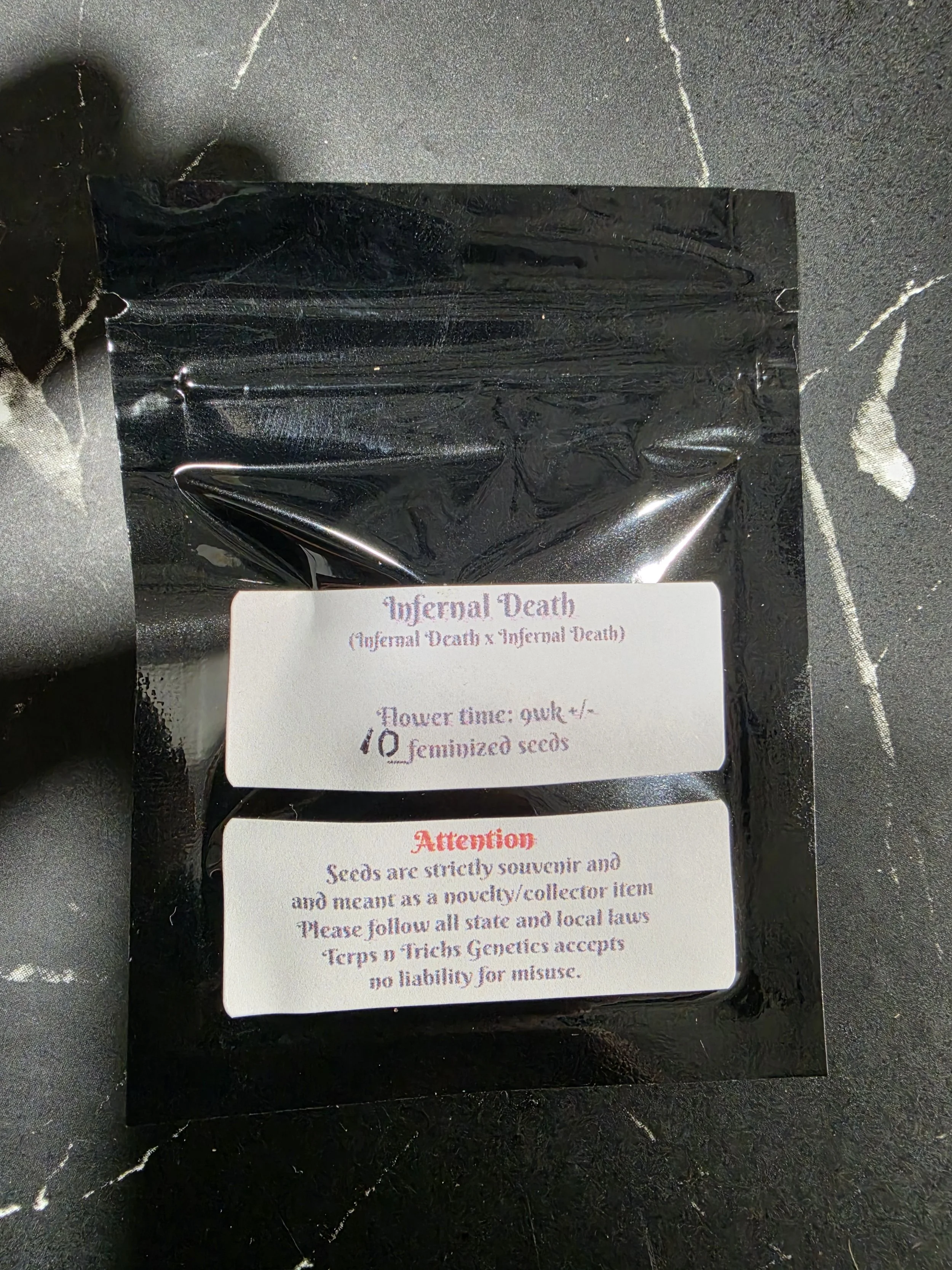 "Infernal Death" TNT Genetics, 10pk