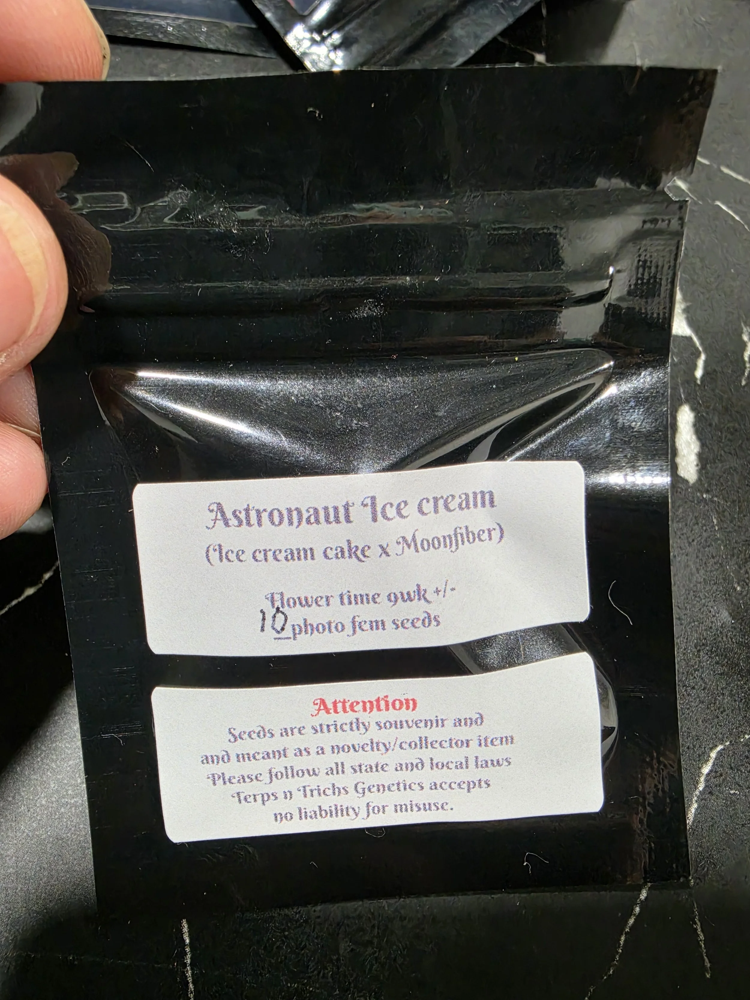 "Astronaut Ice Cream" TNT Genetics", 10 pk