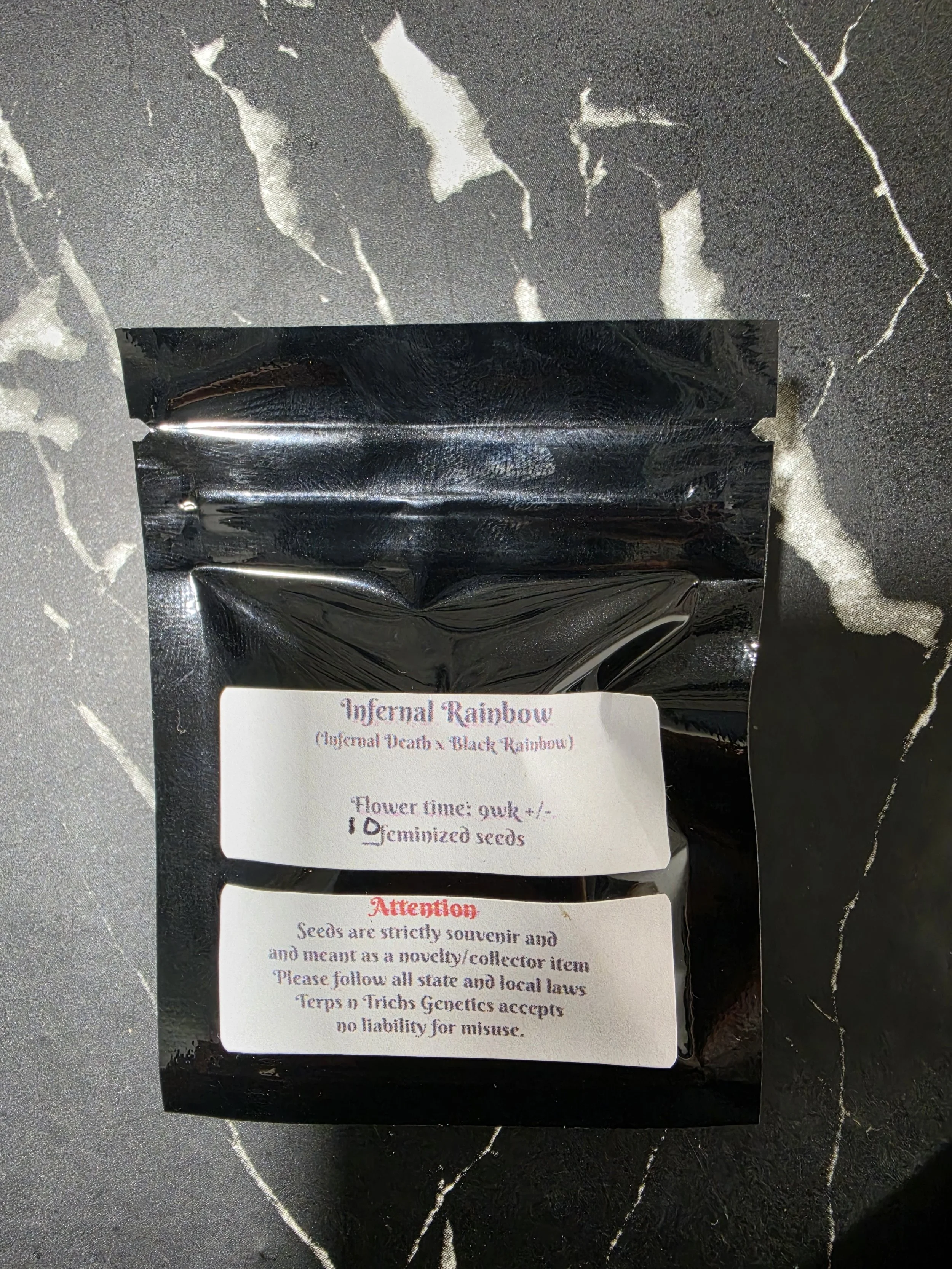 "Infernal Rainbow" TNT Genetics , 10pk