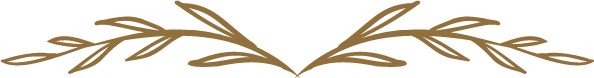 Decorative gold or beige leafy embellishment on a transparent or white background
