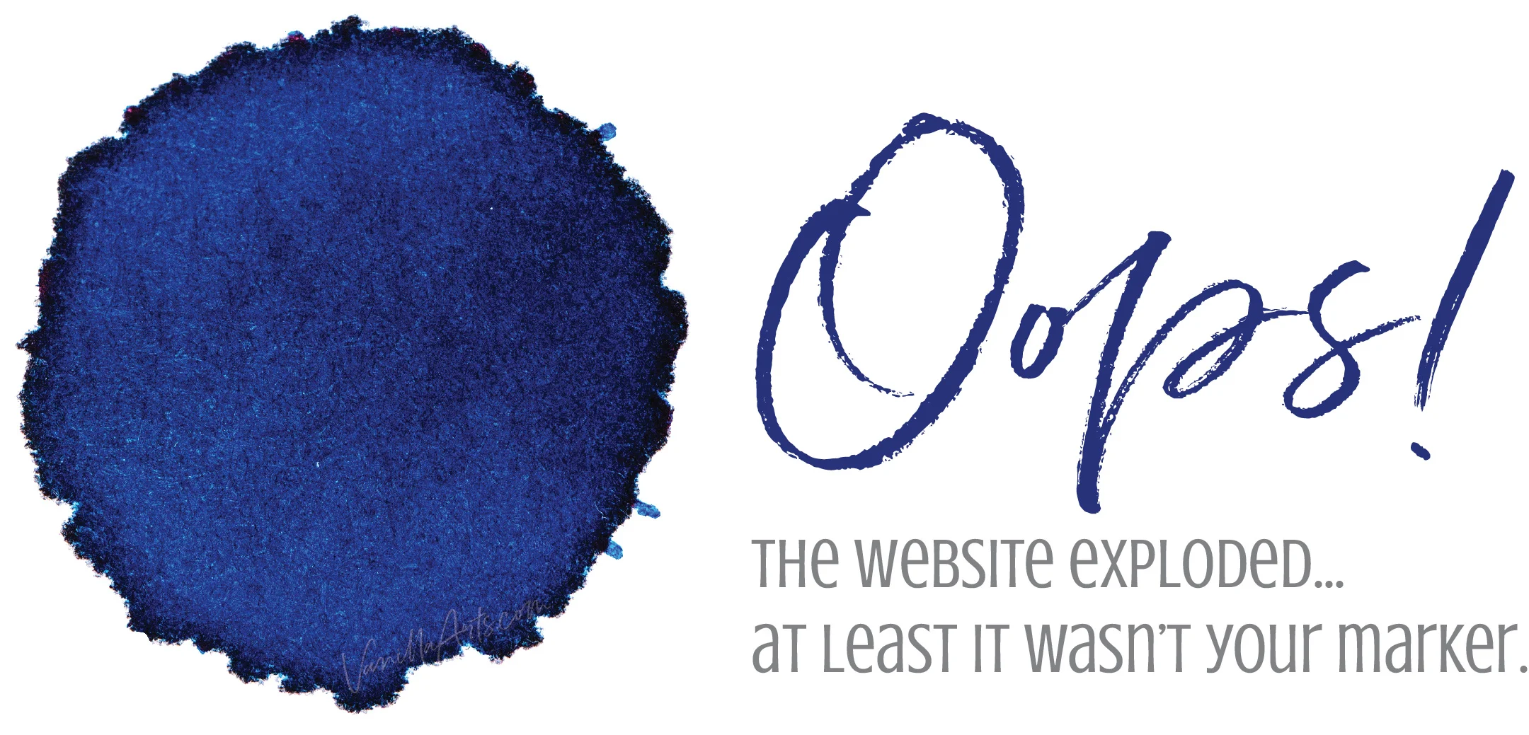 VanillaArts.com 404 Error Graphic