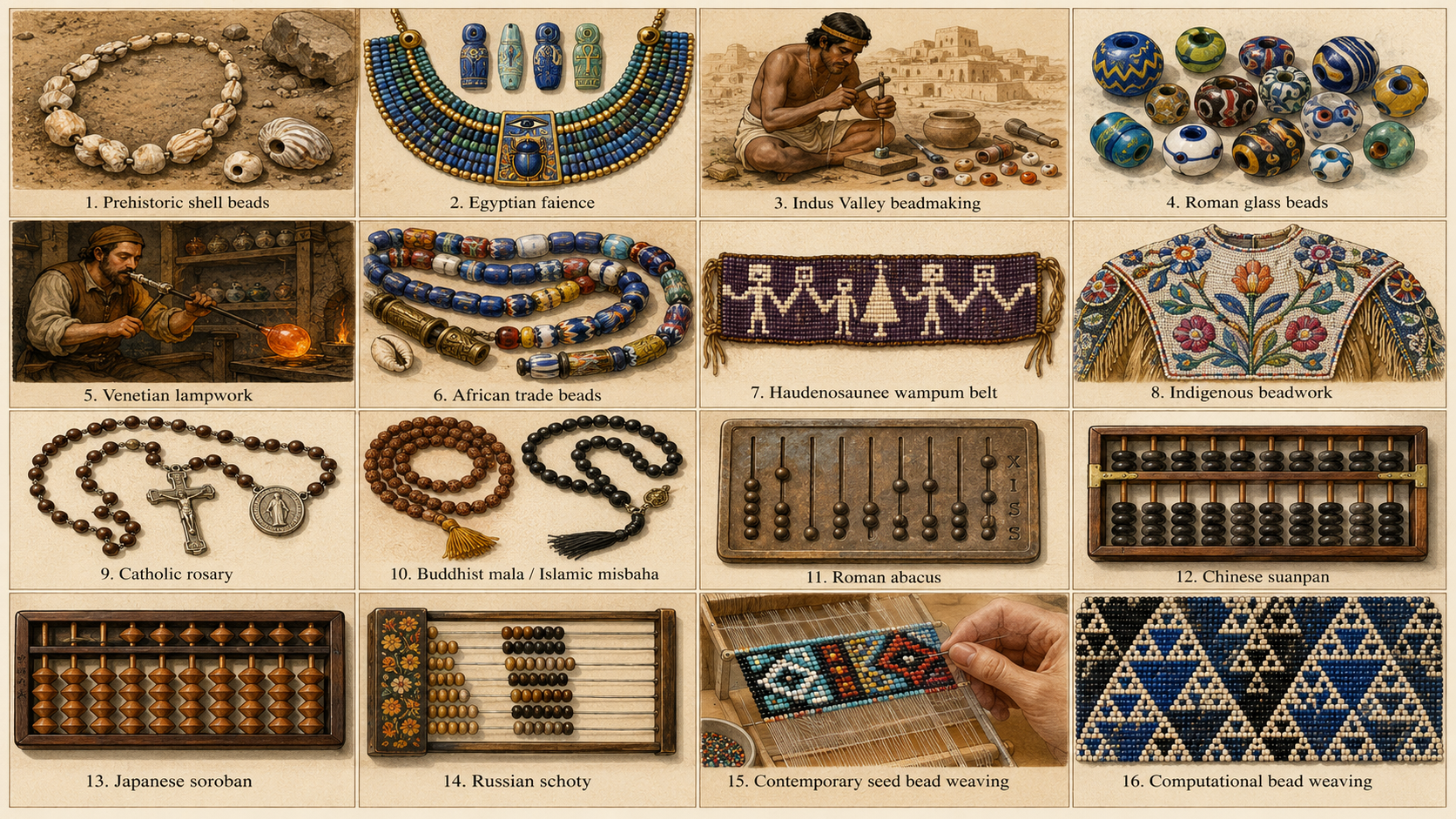Computational bead weaving