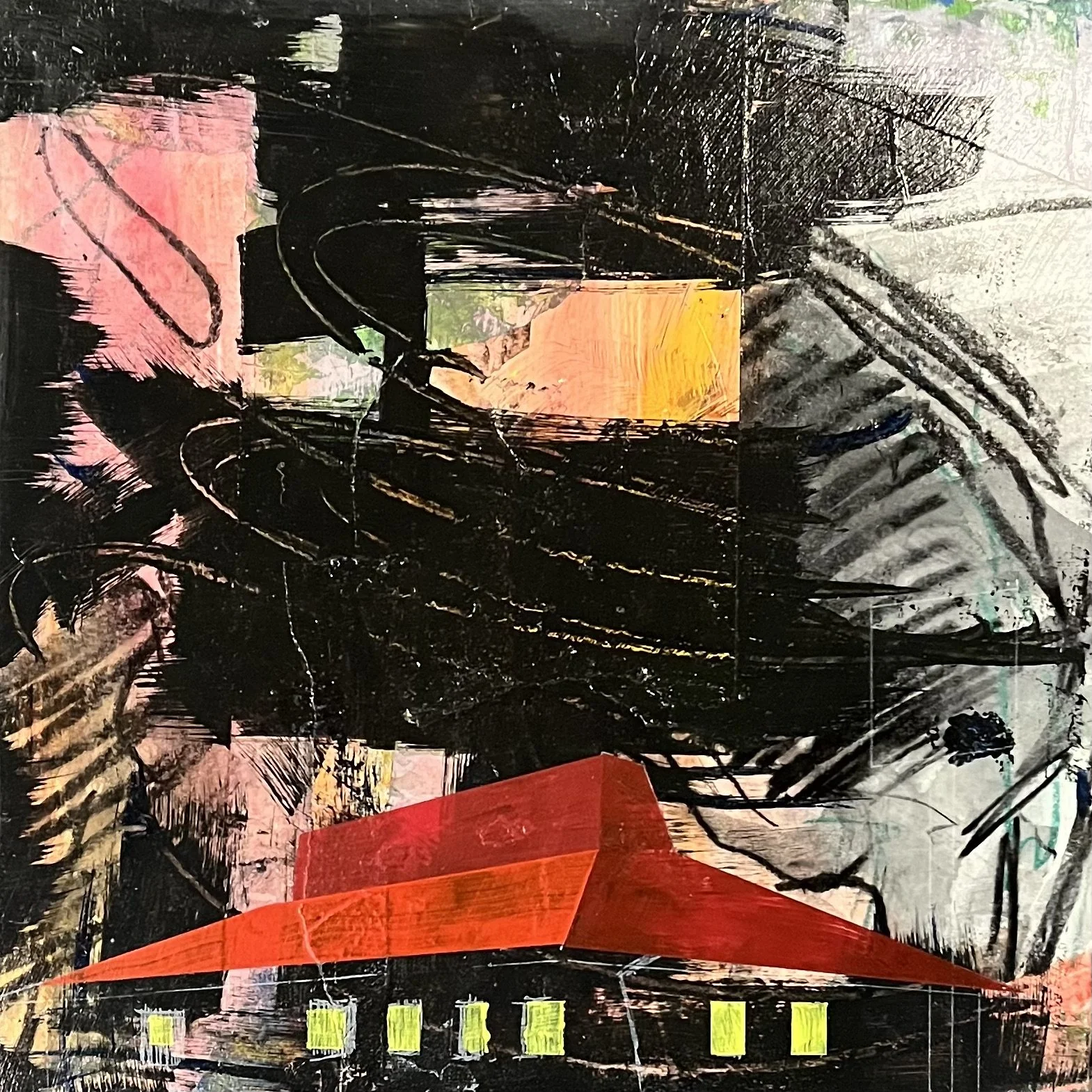 12" x 12" Pizza Hut
Mixed Media on board