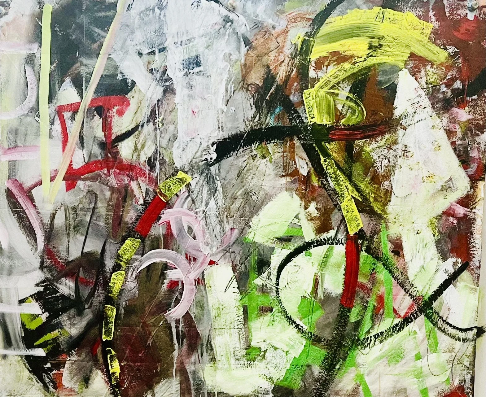 The Number 5 and Infinity, 4ft x 5ft, Acrylic on canvas, Available