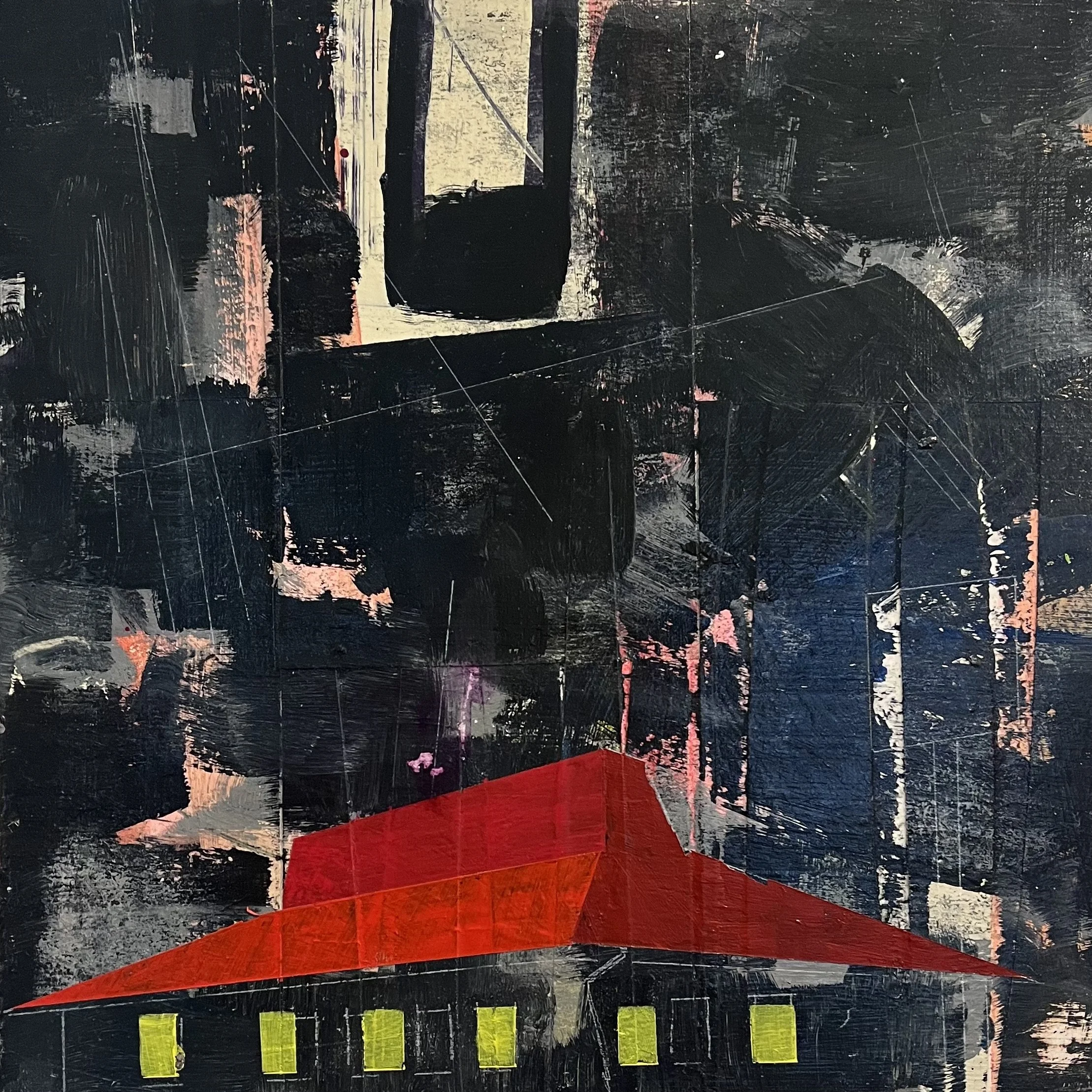 12" x 12" Pizza Hut
Mixed Media on board