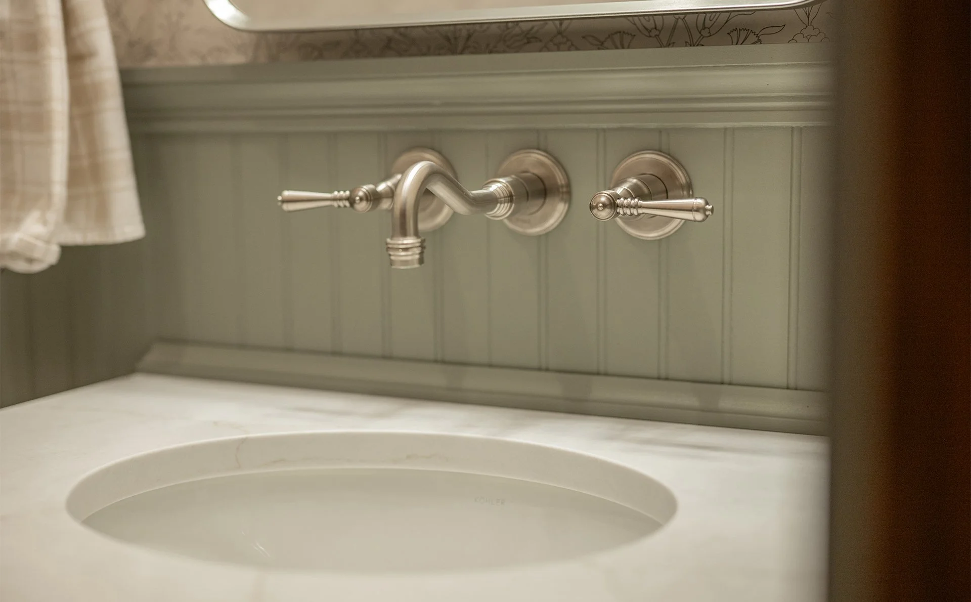 College Street powder room remodeled by J. Francis