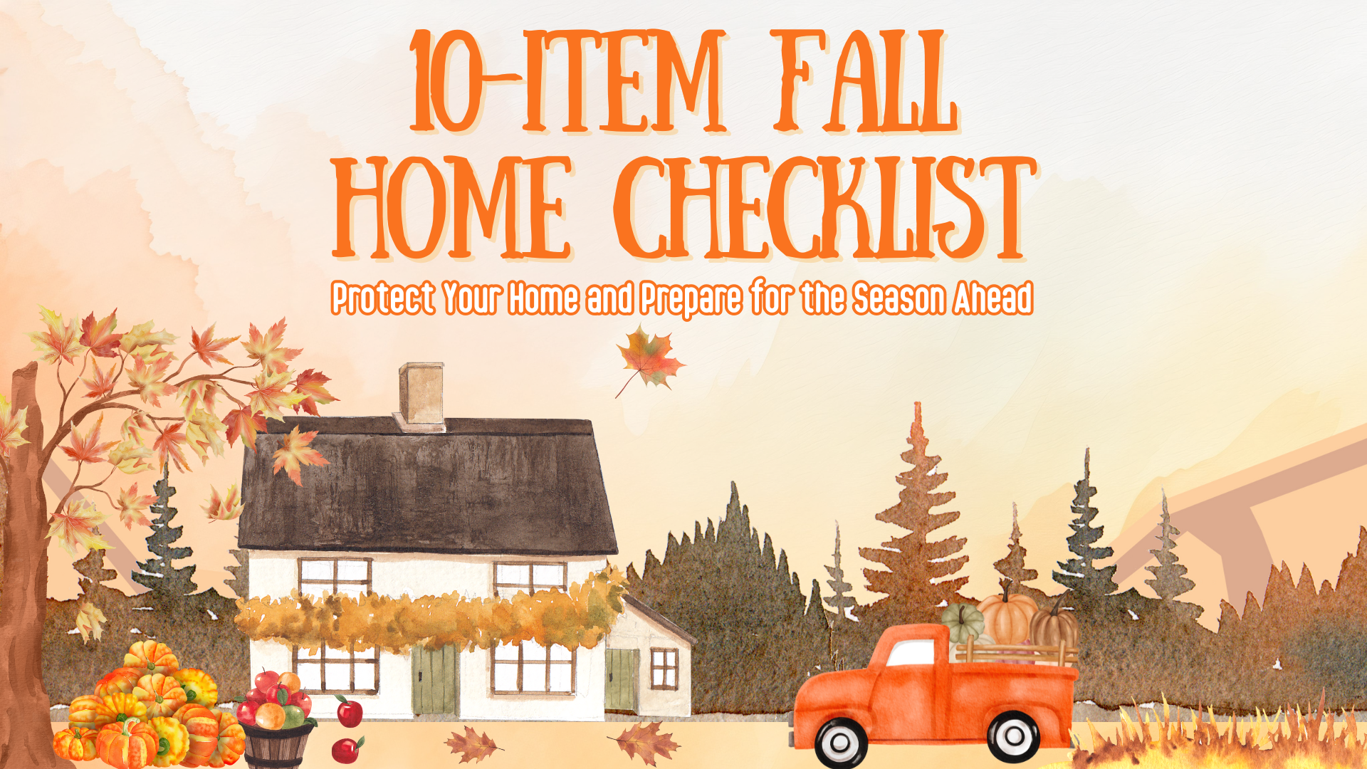 10-Item Fall Home Checklist visual