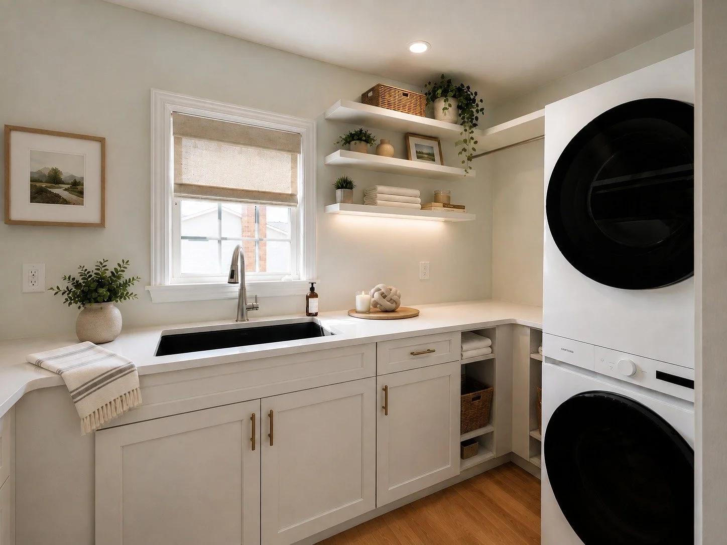 Who says laundry has to feel like a chore? A beautiful, organized space makes the whole routine feel a little easier. With a place for every step of the process, laundry day feels a lot more manageable.
