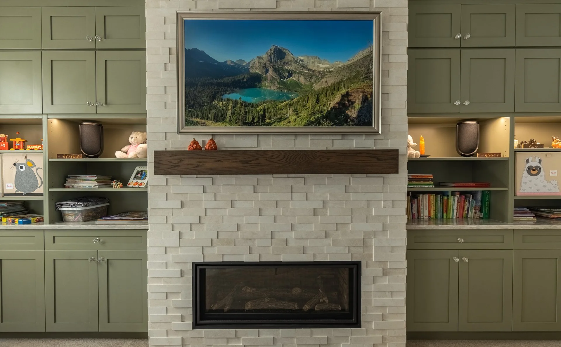   Interior, Lighting, Cabinets 