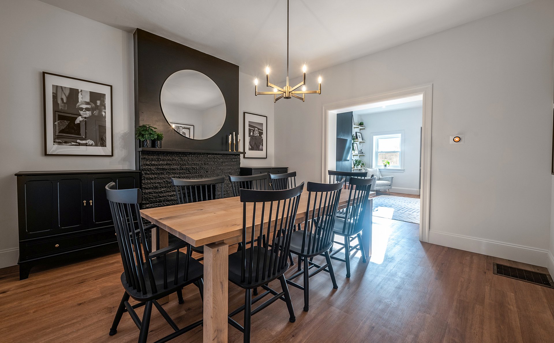 Howe Street dining room remodeled by J. Francis